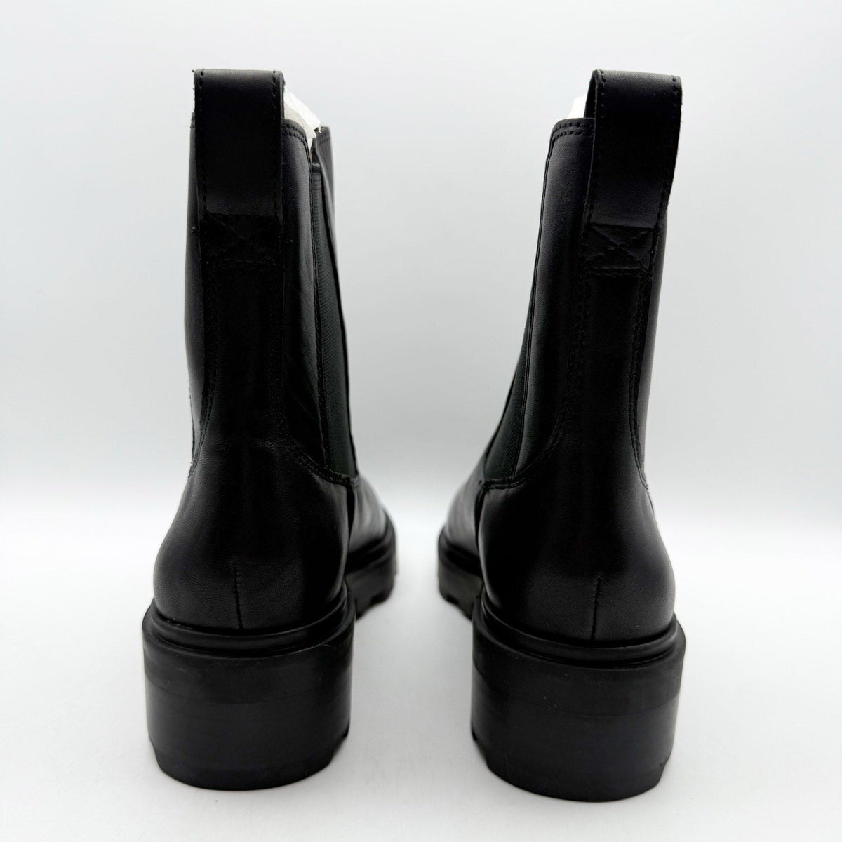 Madewell Womens The Bradley Chelsea Lugsole Boots Size 5.5 Black Leather NWOB
