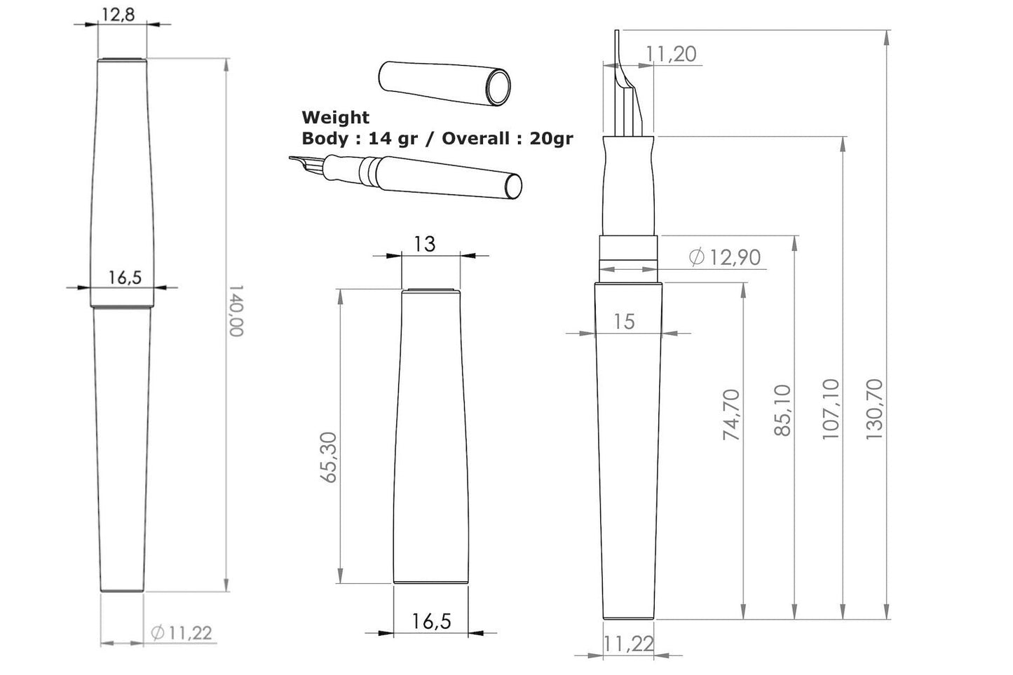 Galen X Studyo Agackakan - Fountain Pen V1 - Desert Sunset