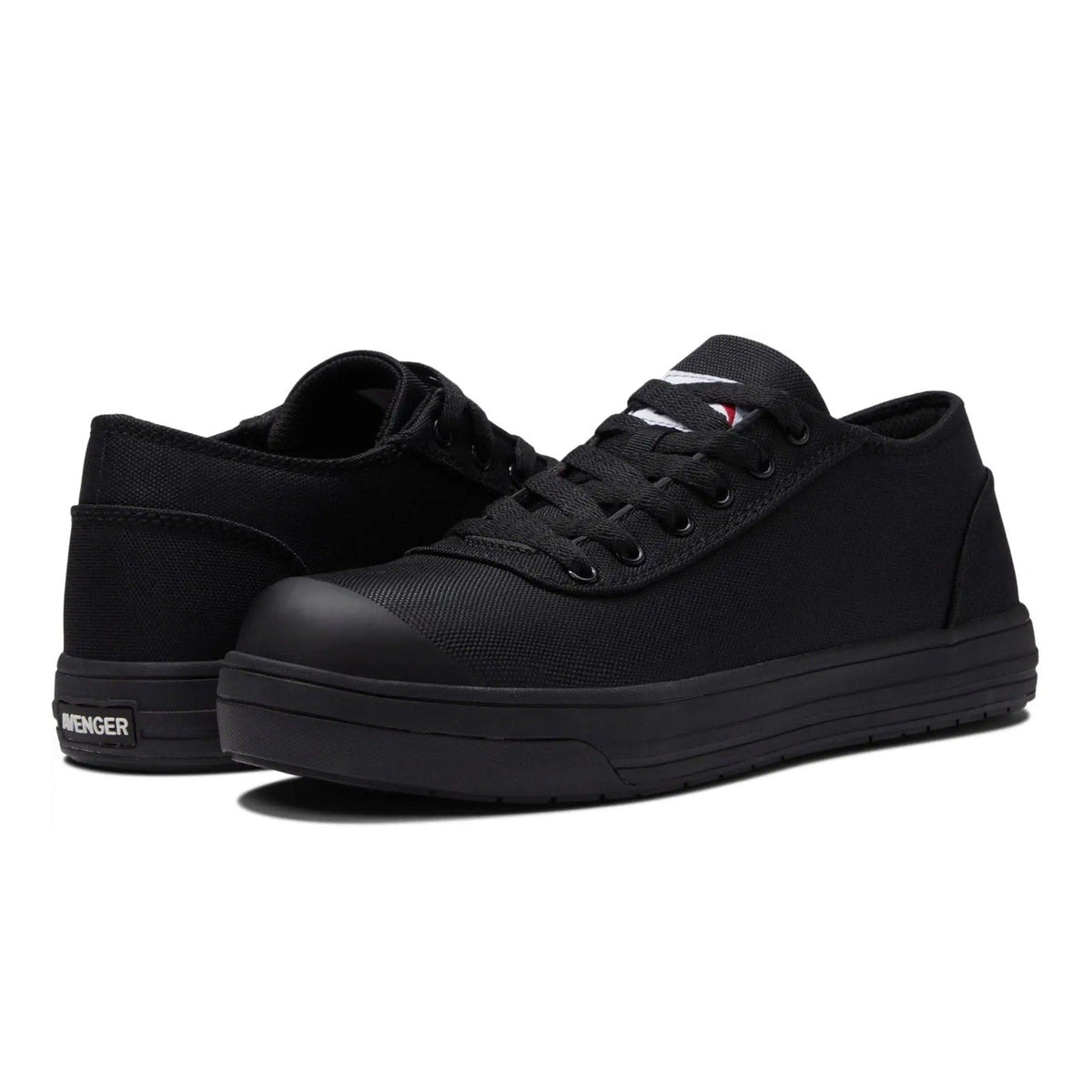 Avenger Mens Blade Low Work Shoes 9 WIDE Black Comp Toe A123 SR EH NIB