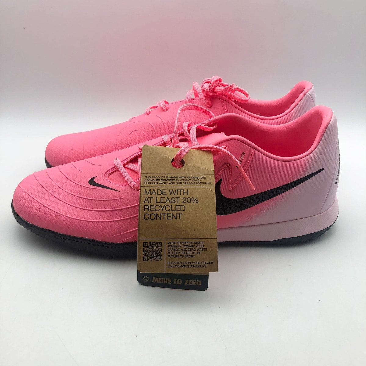 Nike Mens Phantom GX II Academy Indoor Court Soccer Shoes US 9 Pink FJ2581 NWOB