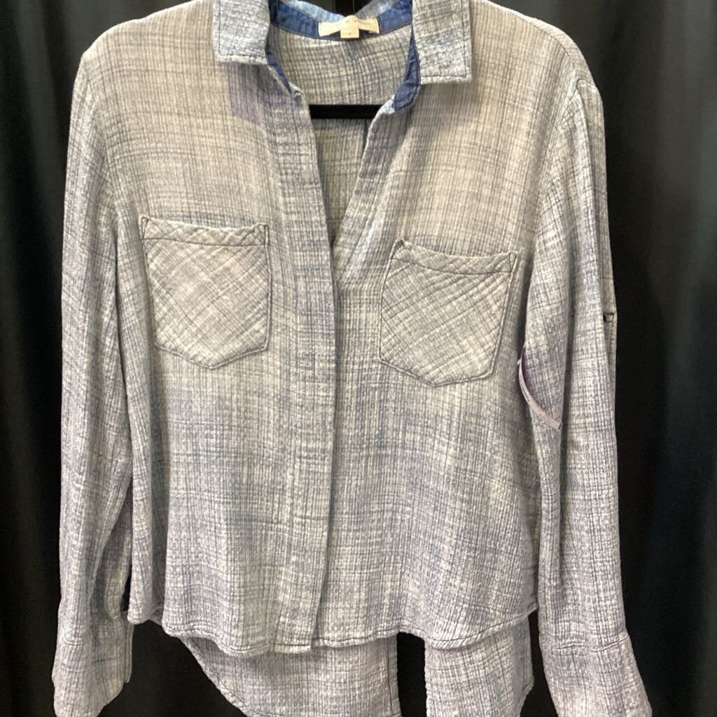 Cloth & Stone LS Button Up Washed TOPS S