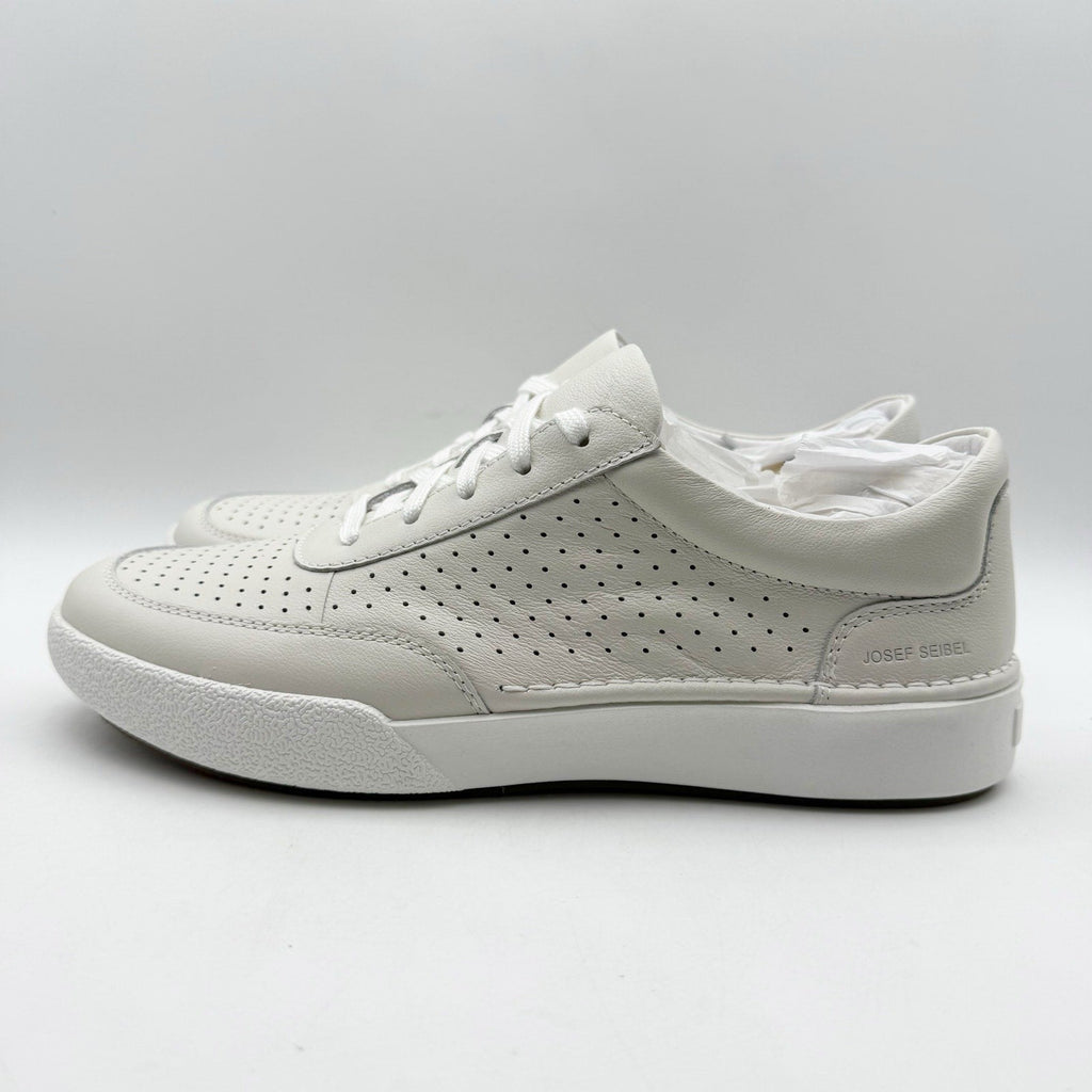 Josef Seibel Womens Claire 29 Sneakers EU 41 US 9.5 White Leather NWOB