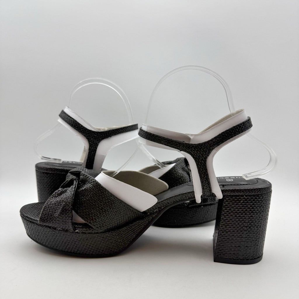 Bandolino Womens Prezley Heeled Sandals Size 8 M Black Party NIB