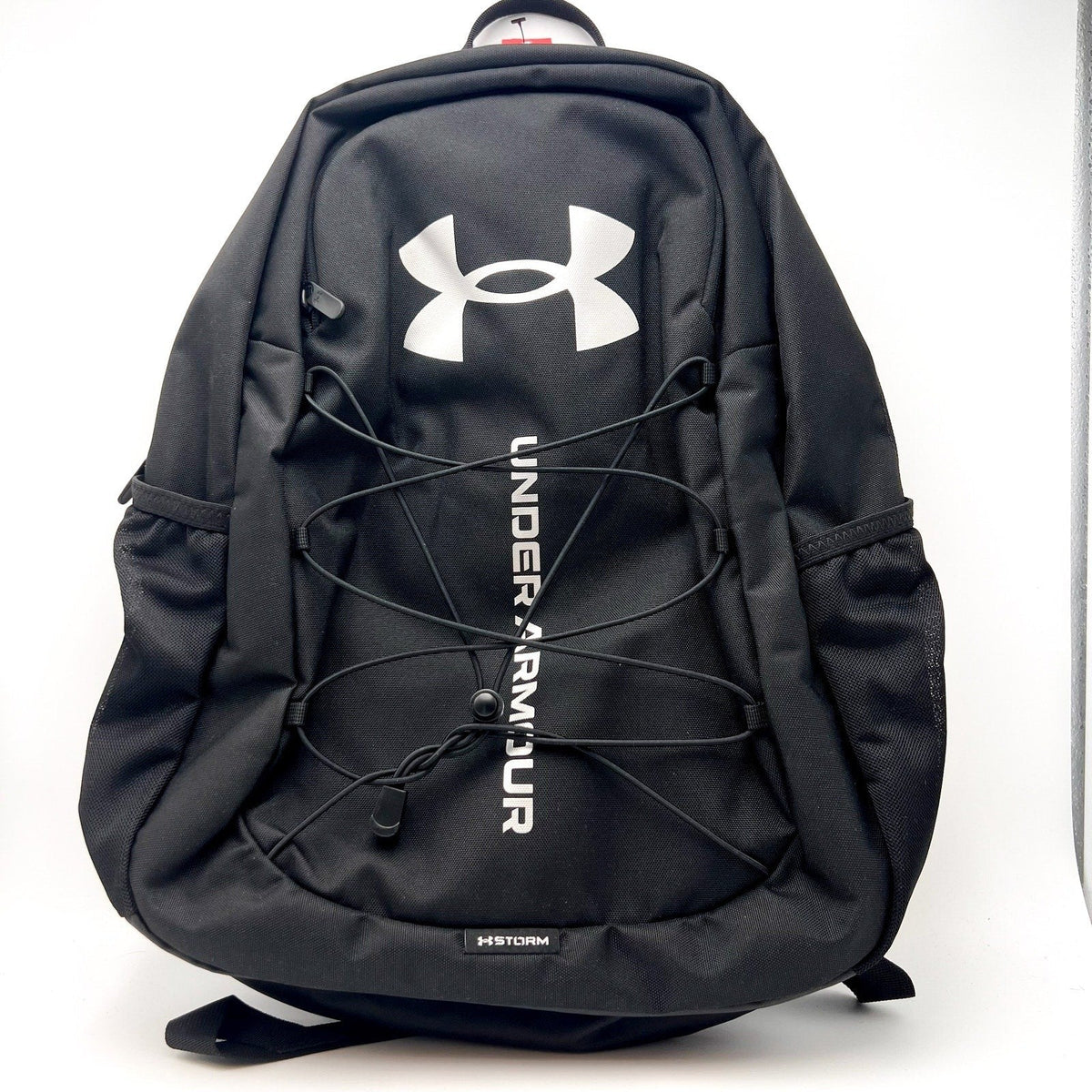 UNDER ARMOUR Hustle Sport 6.0 Backpack Black Metallic Silver Water ResistantNWOT