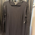 Tahari LS Lace Sleeves DRESSES S