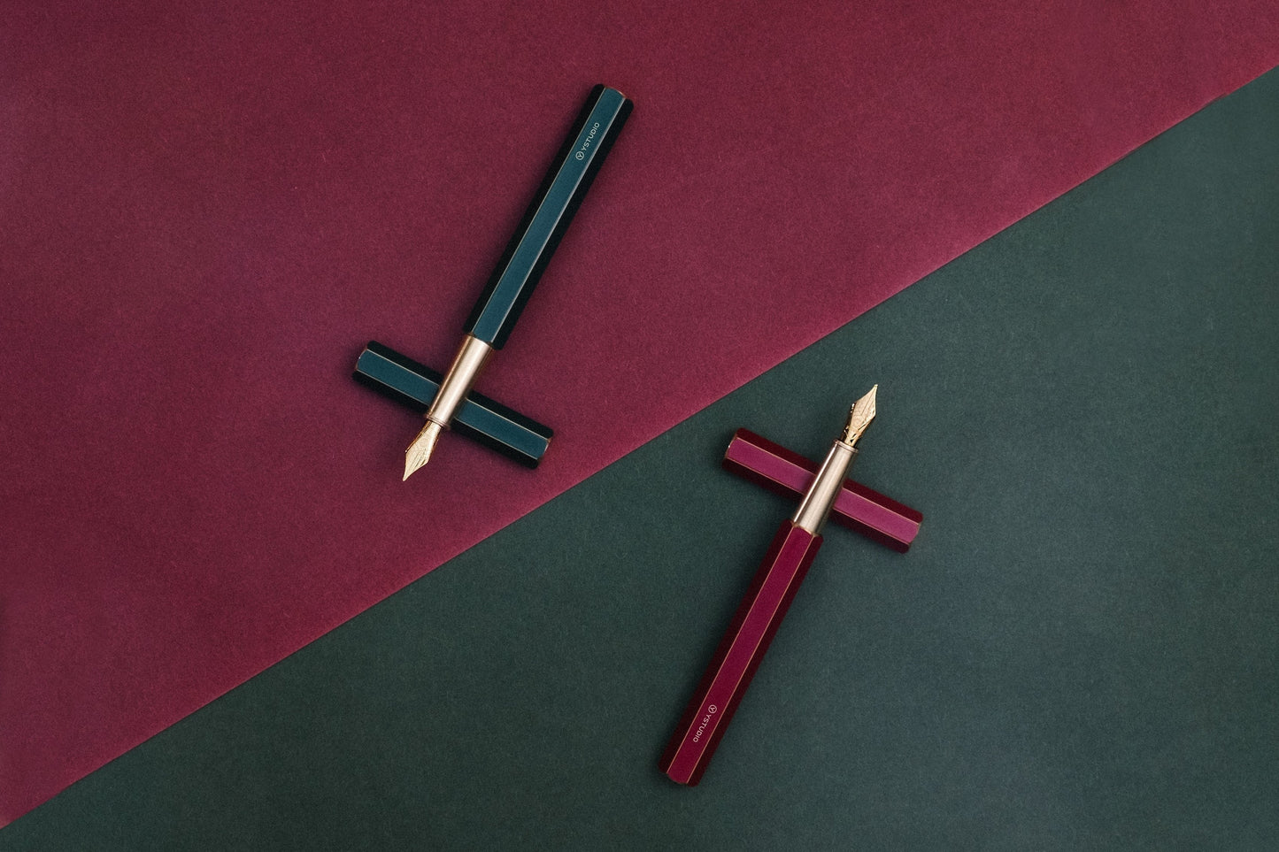Ystudio Classic Revolve Fountain Pen - Blue