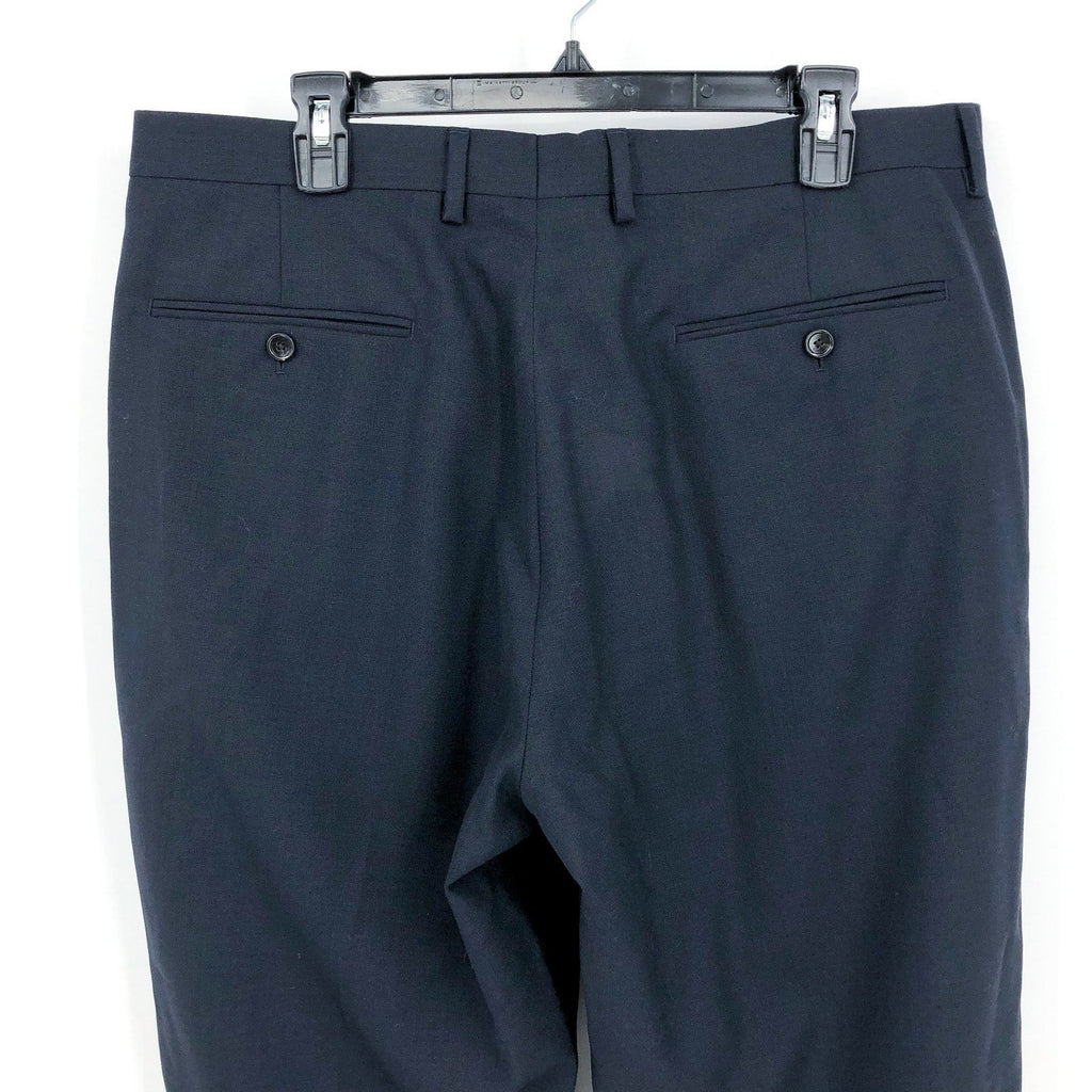 J.CREW Mens Crosby Classic-Fit Suit Pants 36x34 Navy Blue Italian Wool BM135 NWT