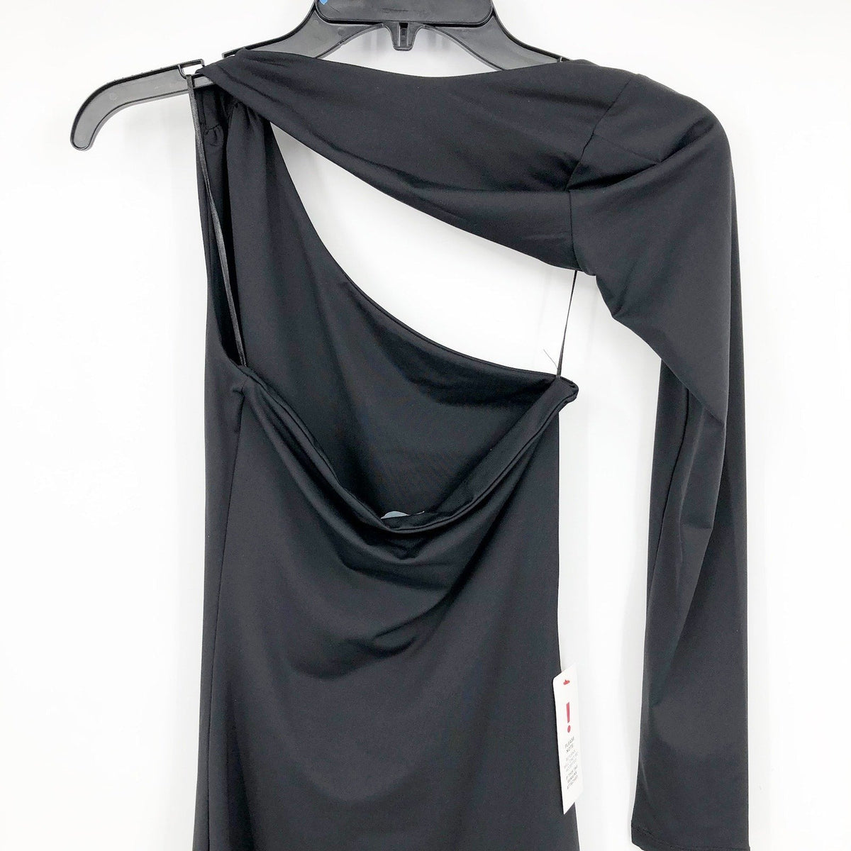 BARDOT Women's Londyn Mini Dress Small Black Cut Out Stretch Bodycon NWT
