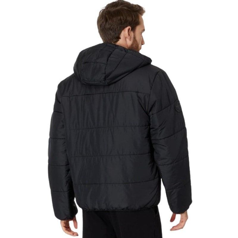 CHAMPION Men's Down Hooded Winter Jacket 2XL Plus Black Water Resistant NWT