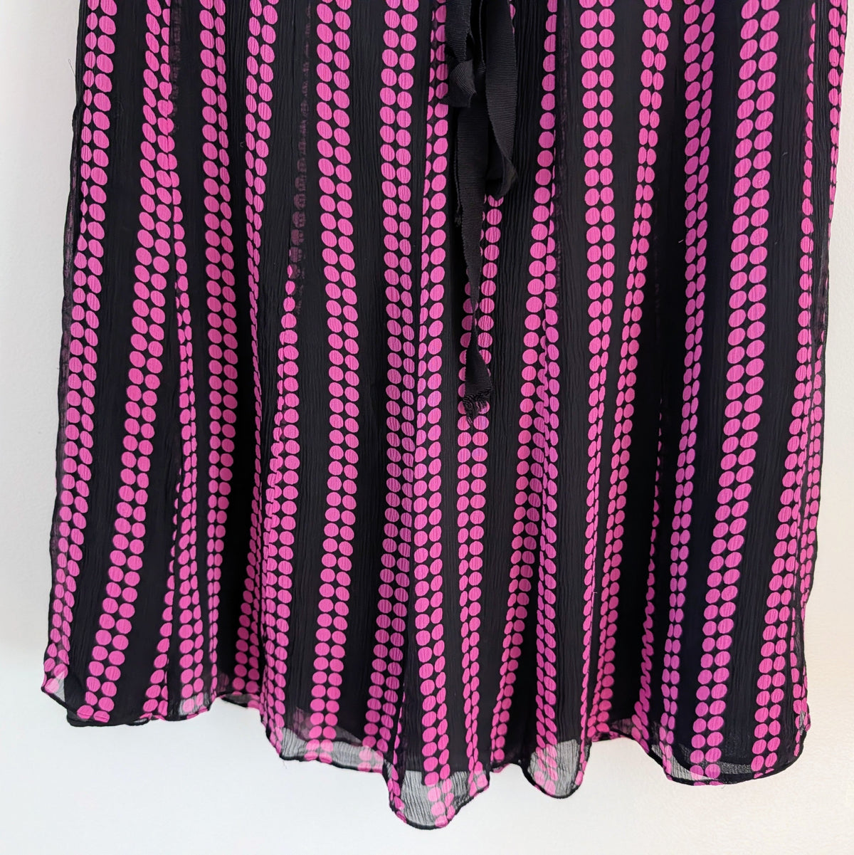 Vintage Silk Polkadot Skirt - 12