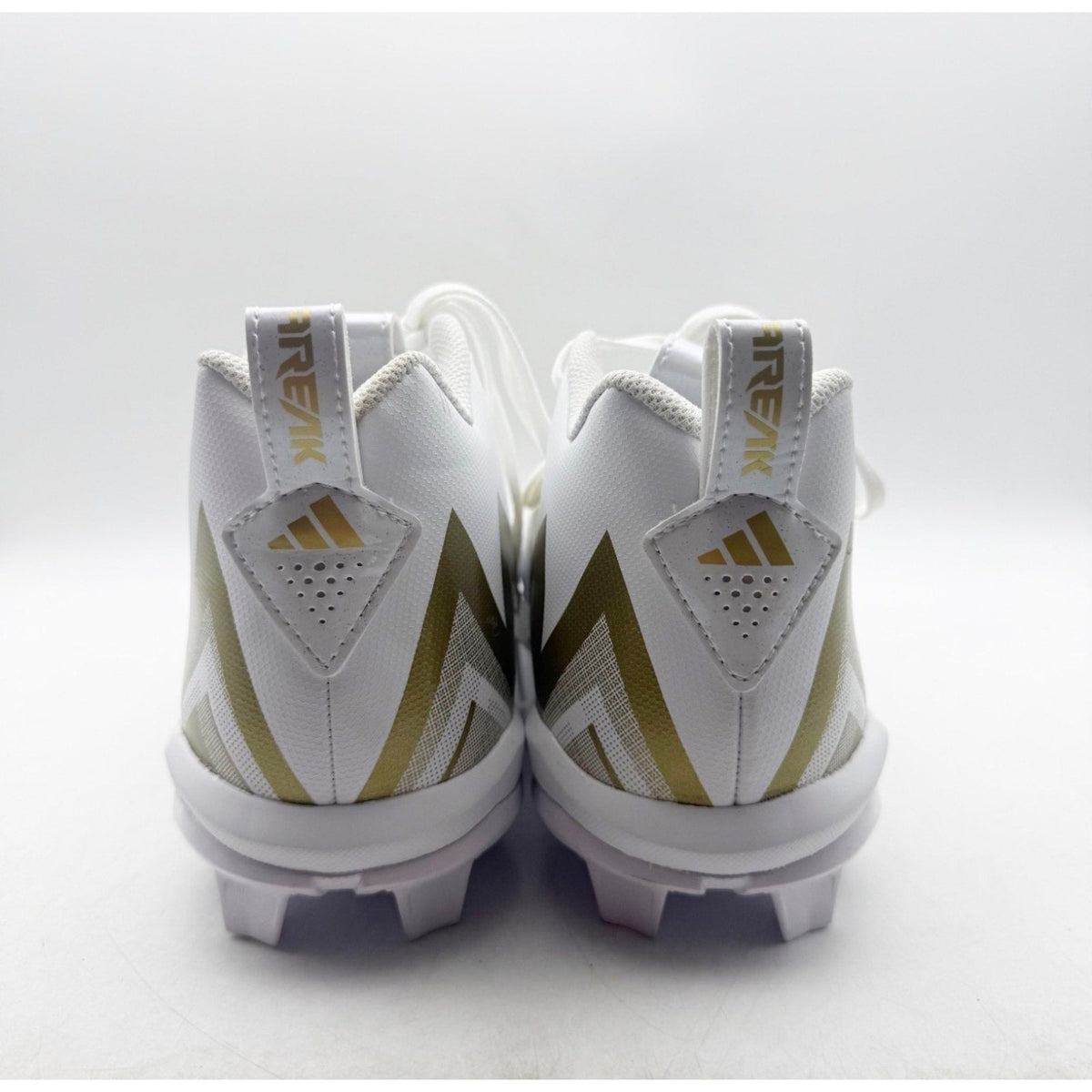 Adidas Mens Freak Spark MD 23 Football Cleats Size 11.5 White Gold Athletic NWOB