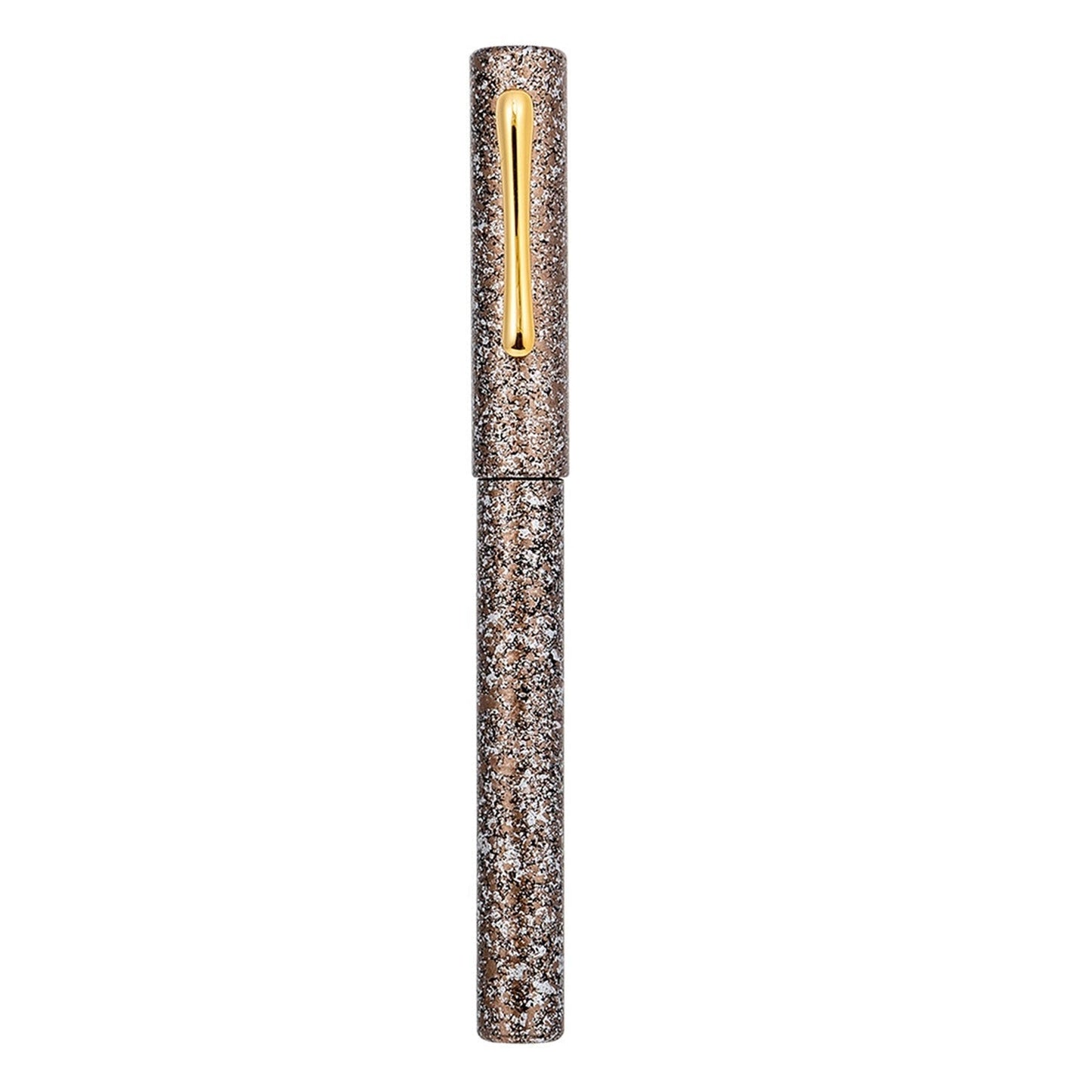 Taccia Granite Stone Fountain Pen - Brown GT