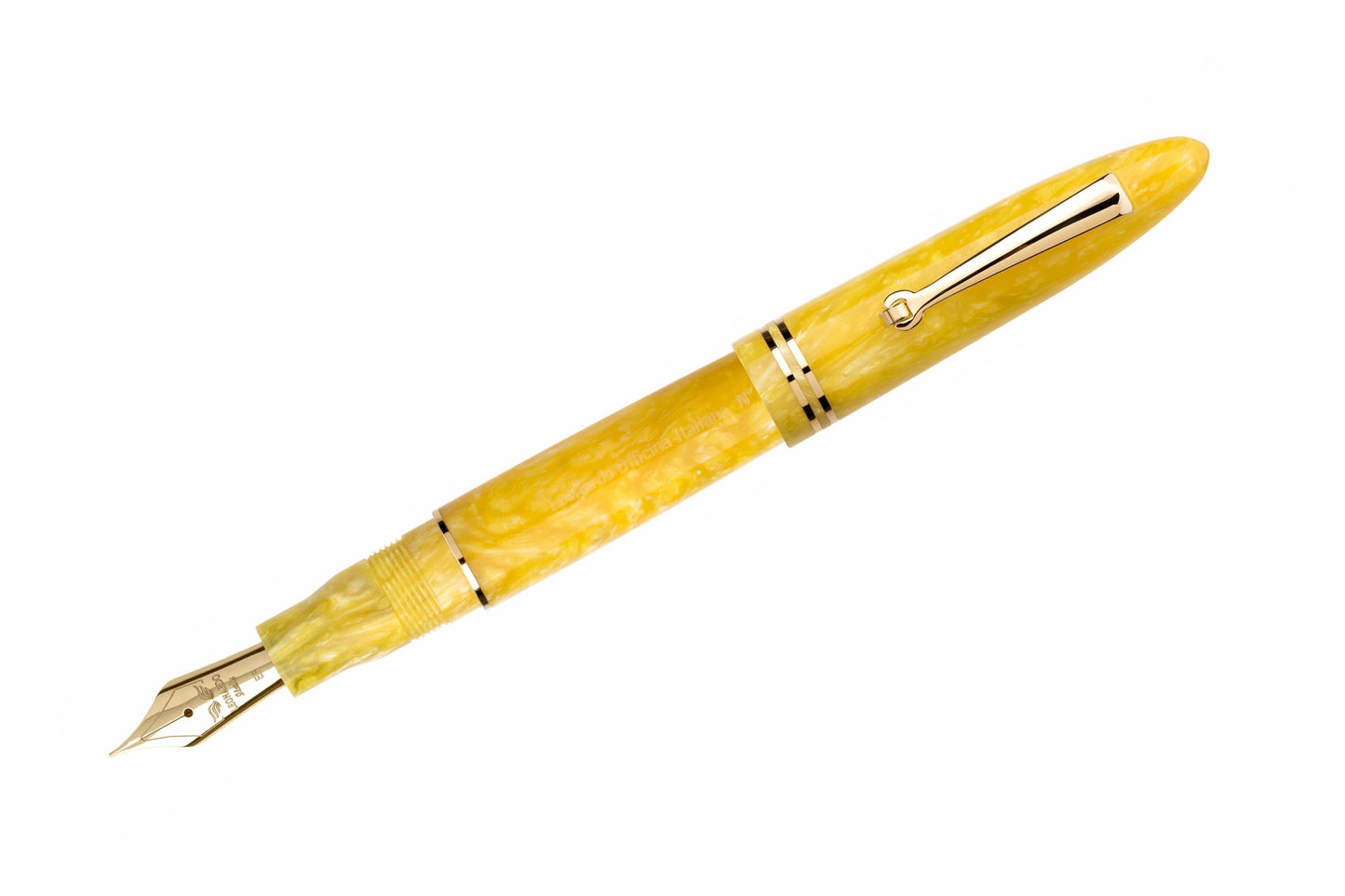 Leonardo Furore Fountain Pen - Sun Yellow GT