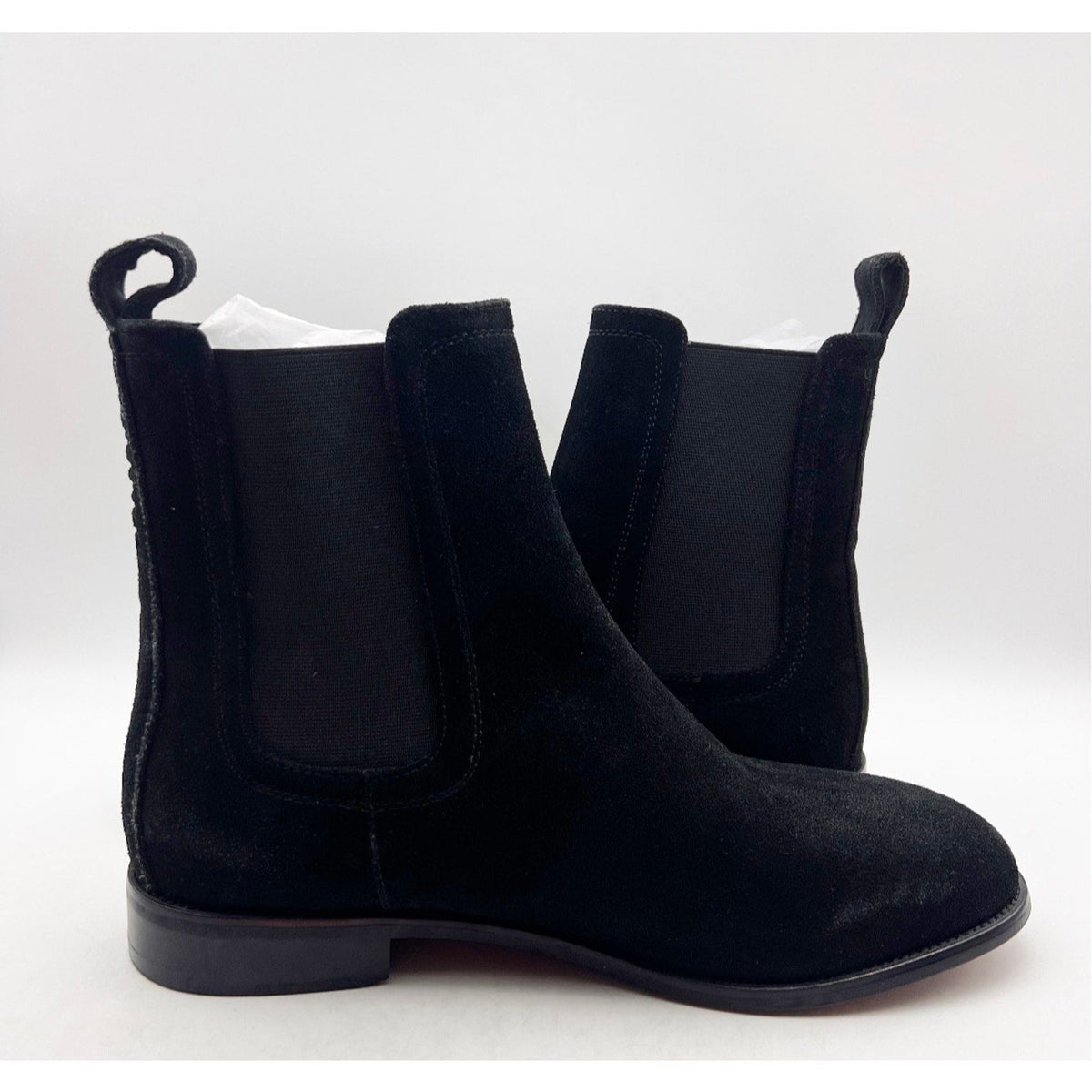 Saint Morta Men's Nomad Chelsea Boots Size 9 EU 43 Black Round Toe NIB