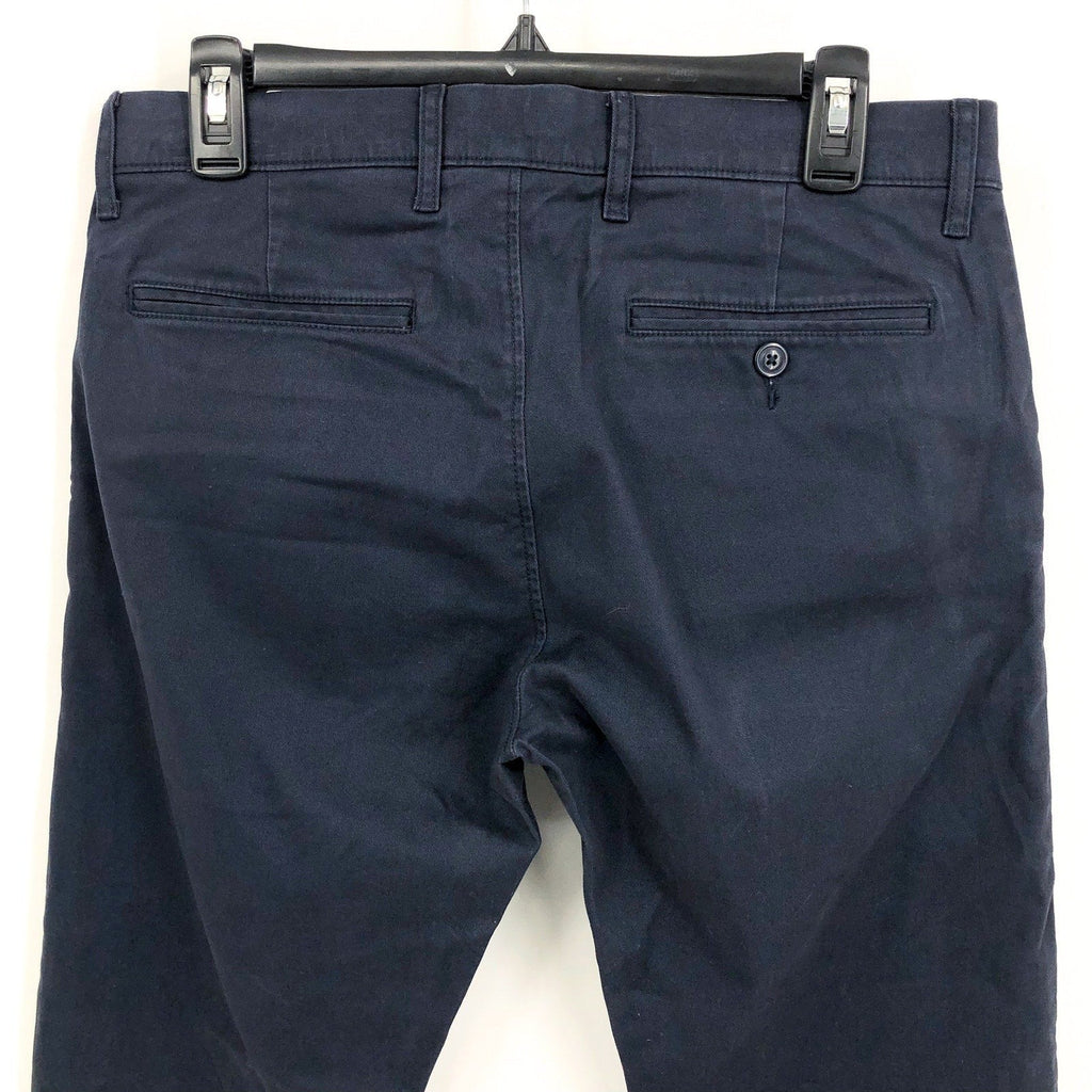 J.CREW Mens 484 Slim-fit Stretch Chino Pants 28x32 Navy Blue Flat AR885 NWT