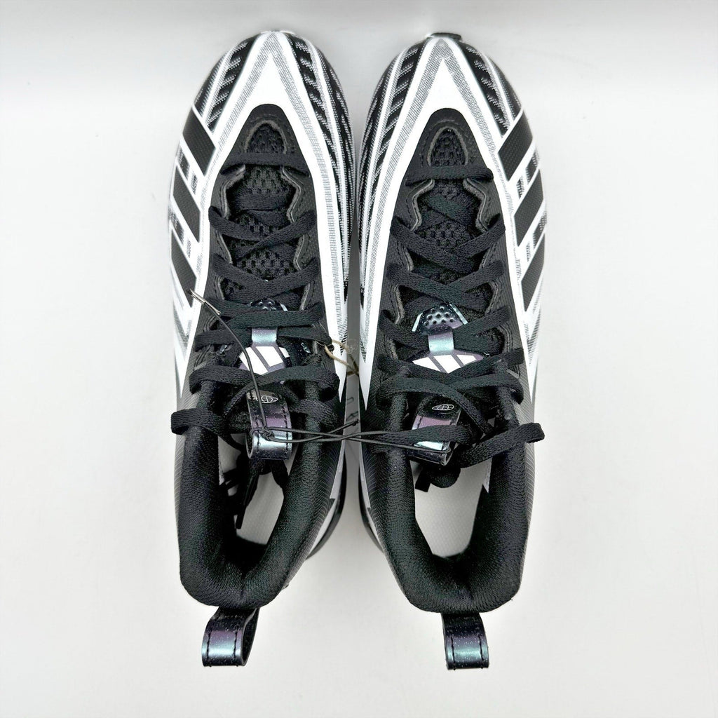 Adidas Kids Freak Spark MD 23 Football Cleats Size 3.5 Youth Black White NWOB