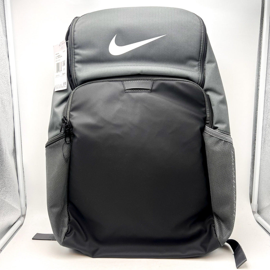 Nike Unisex Brasilia 9.5 Training Backpack XL 30L Iron Grey Black White NWT
