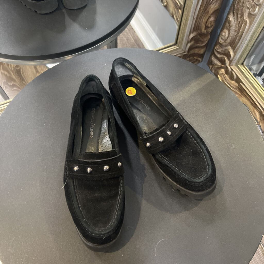 Donald Pliner Suede Grommet Loafers SHOES 8.5