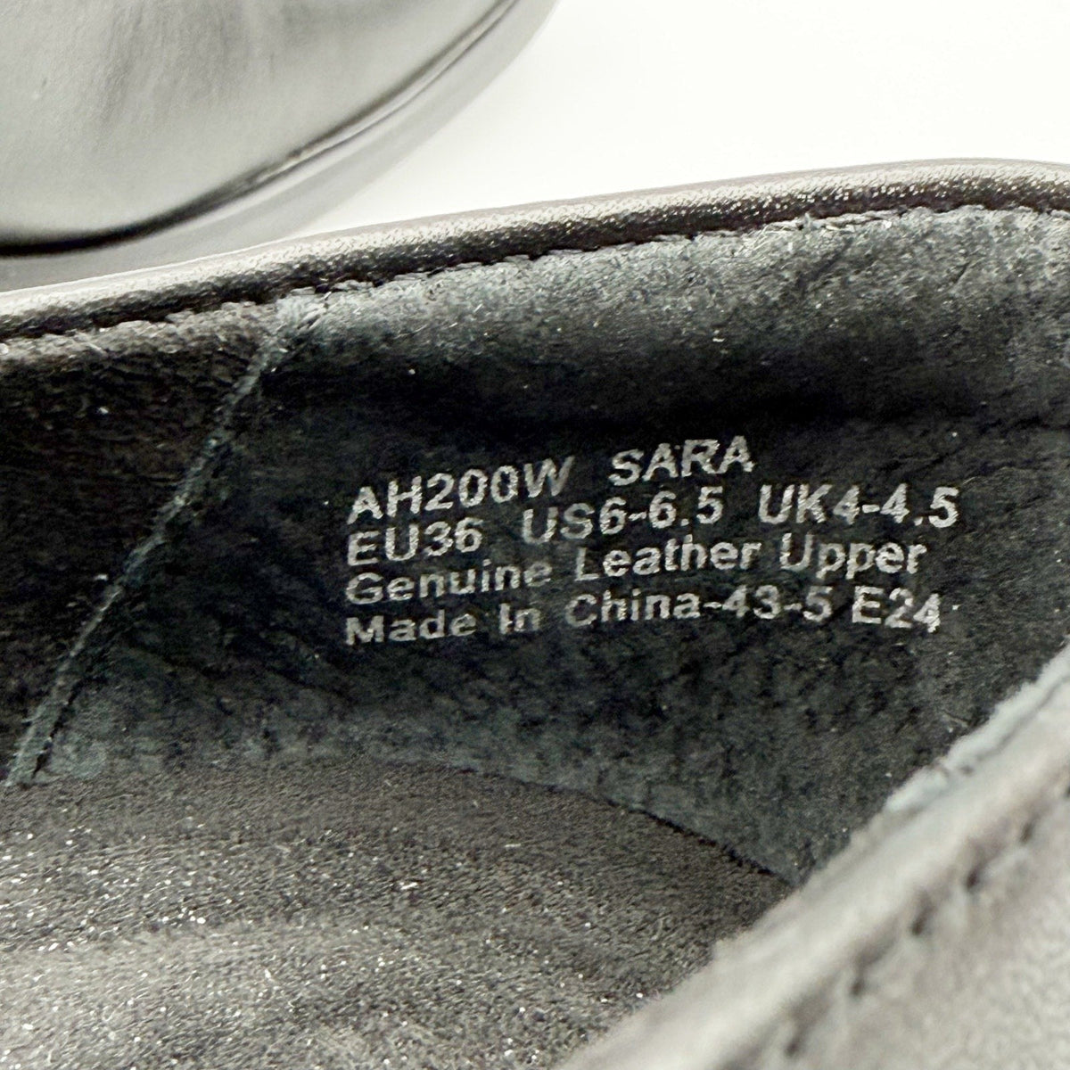 Aetrex Womens Sara Mary Jane Pumps EU 36 US 6-6.5 Black Leather Heels NIB