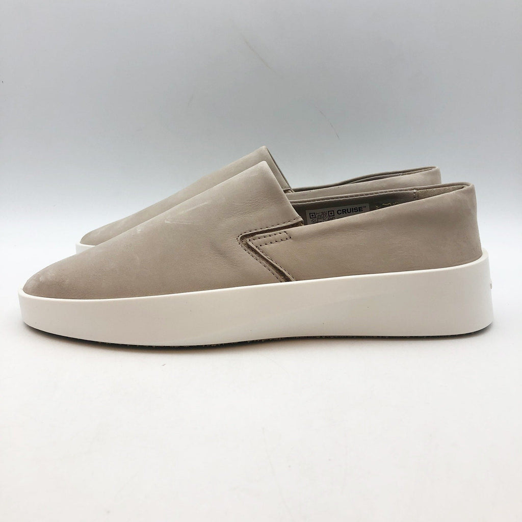 Wolf & Shepherd Womens Cruise Slip On Shoes Size 8 Warm Grey Leather NIB