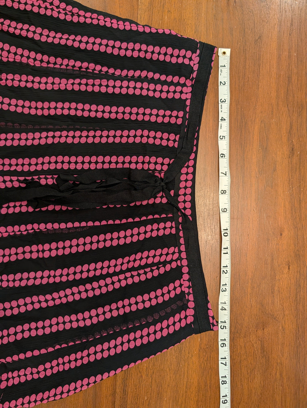 Vintage Silk Polkadot Skirt - 12