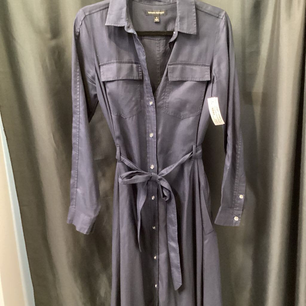 Banana Republic Belted Button Down DRESSES Small