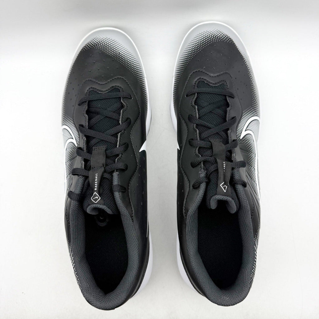 Nike Mens Alpha Huarache Varsity 4 Low Baseball Cleats Size 14 Black Grey NWOB