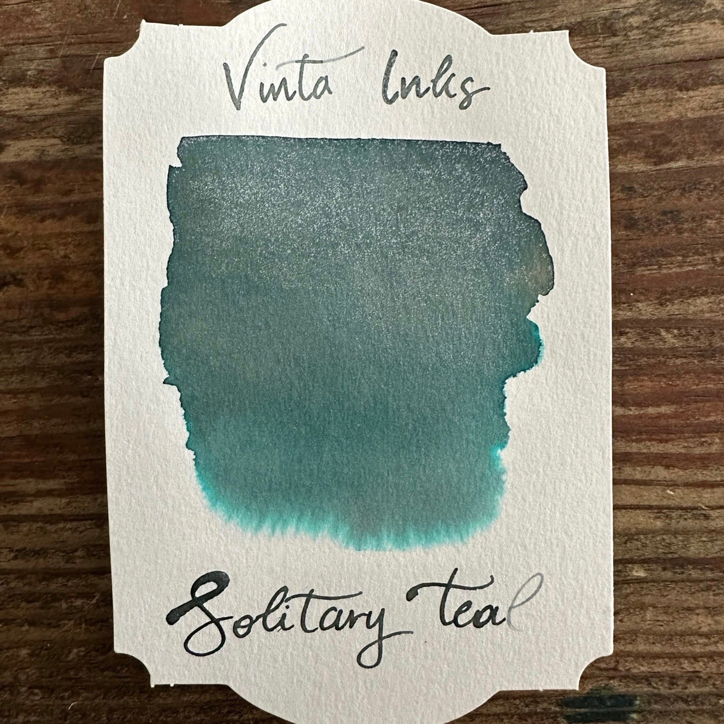 Vinta Solitary Teal Ink