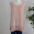 Sundance Beaded Romantic Top Shirt- L