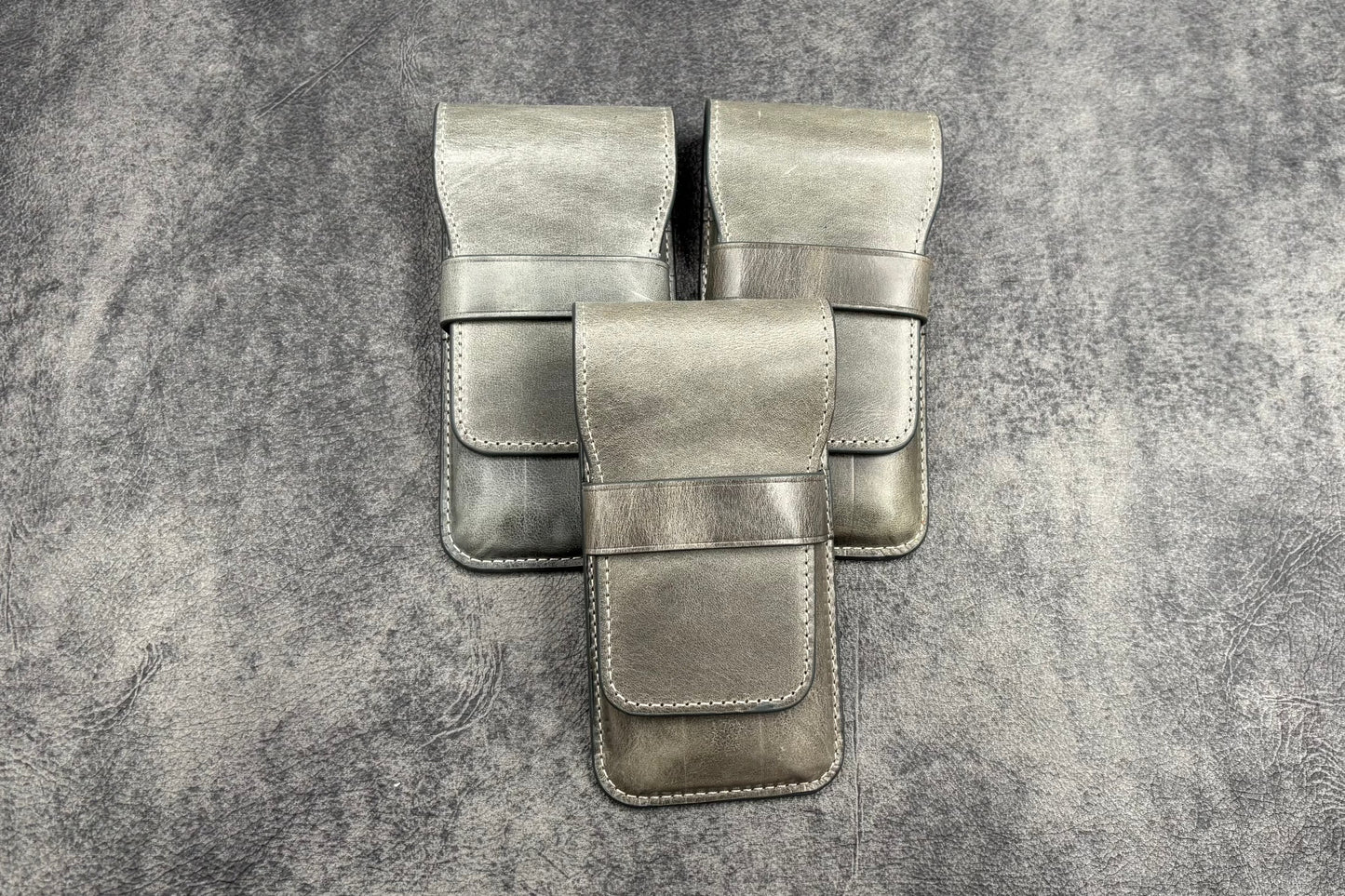 SECONDS Flap Three Slots Pen Case - Multiple Color - 2002