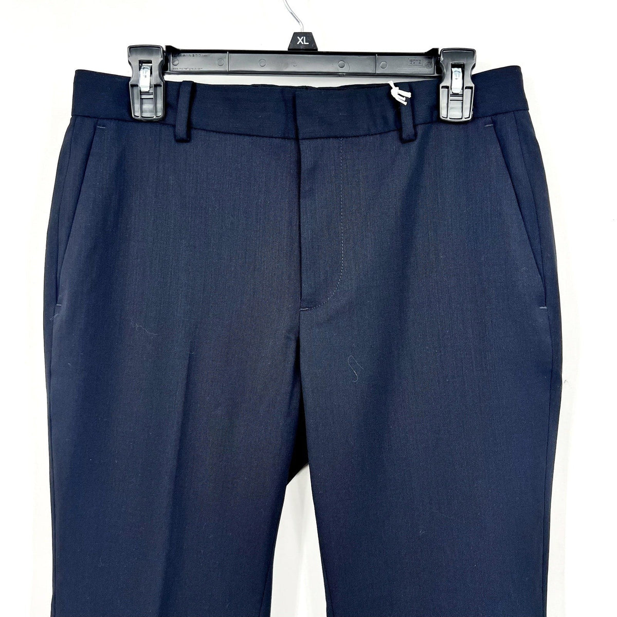 EVERLANE Men's Italian Wool Dress Pants 31x30 Navy Blue Flat Front NWT