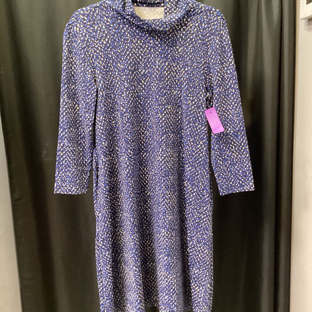 J McLaughlin Print 3/4 Slv T Neck DRESSES S
