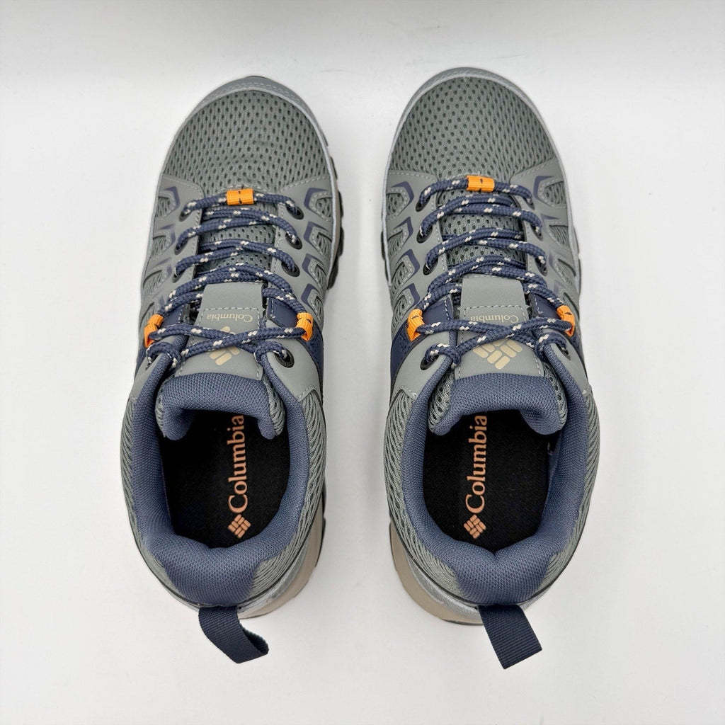 Columbia Womens Granite Trail Hiking Shoes Size 9.5 Blue Grey Waterproof NIB