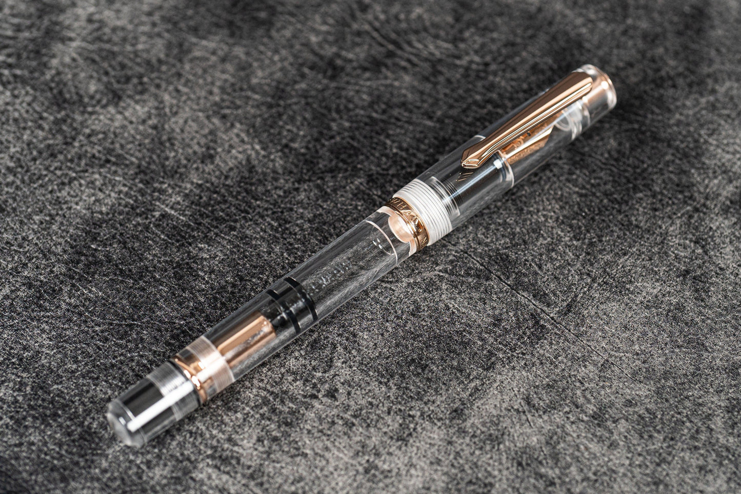 Nahvalur X Galen Original Rose Gold Fountain Pen - Demo