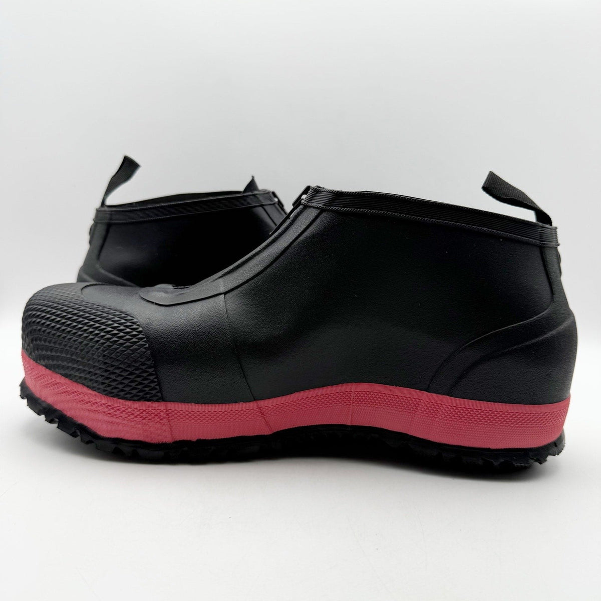 Bogs Overshoe Zip Work Shoes MENS 7 WOMENS 9 Black Composite Toe Waterproof NIB