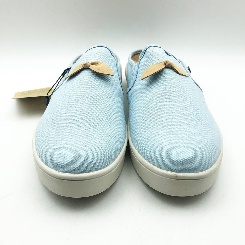 Spenco Womens Audrey Casual Slides 8.5 WIDE Cool Blue Slip On Sneaker Mule NIB