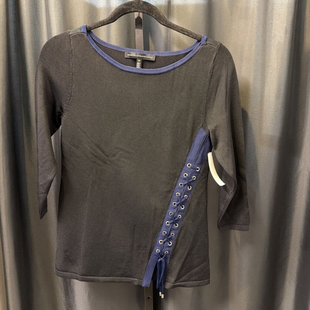 WHBM NWT Knit w/Lace Back SWEATERS XSP