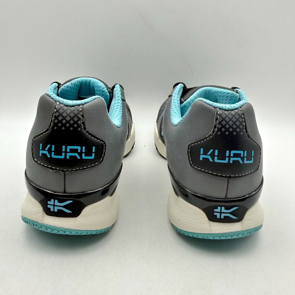 Kuru Womens Quantum Walking Sneakers Size 5 WIDE White Blue Athletic NWOB