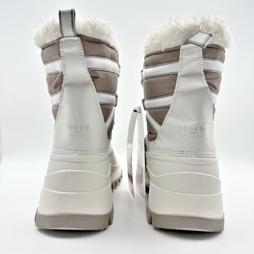 Storm by Cougar Womens Fresno Snow Boots Size 8 EU 38.5 White Waterproof NIB