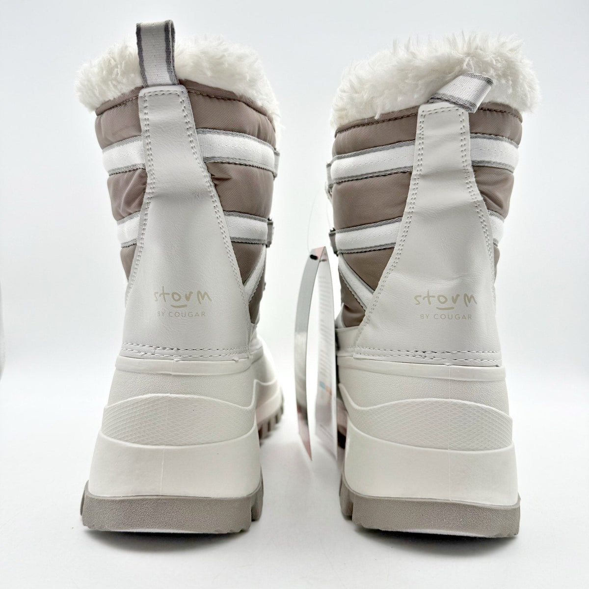 Storm by Cougar Womens Fresno Snow Boots Size 8 EU 38.5 White Waterproof NIB