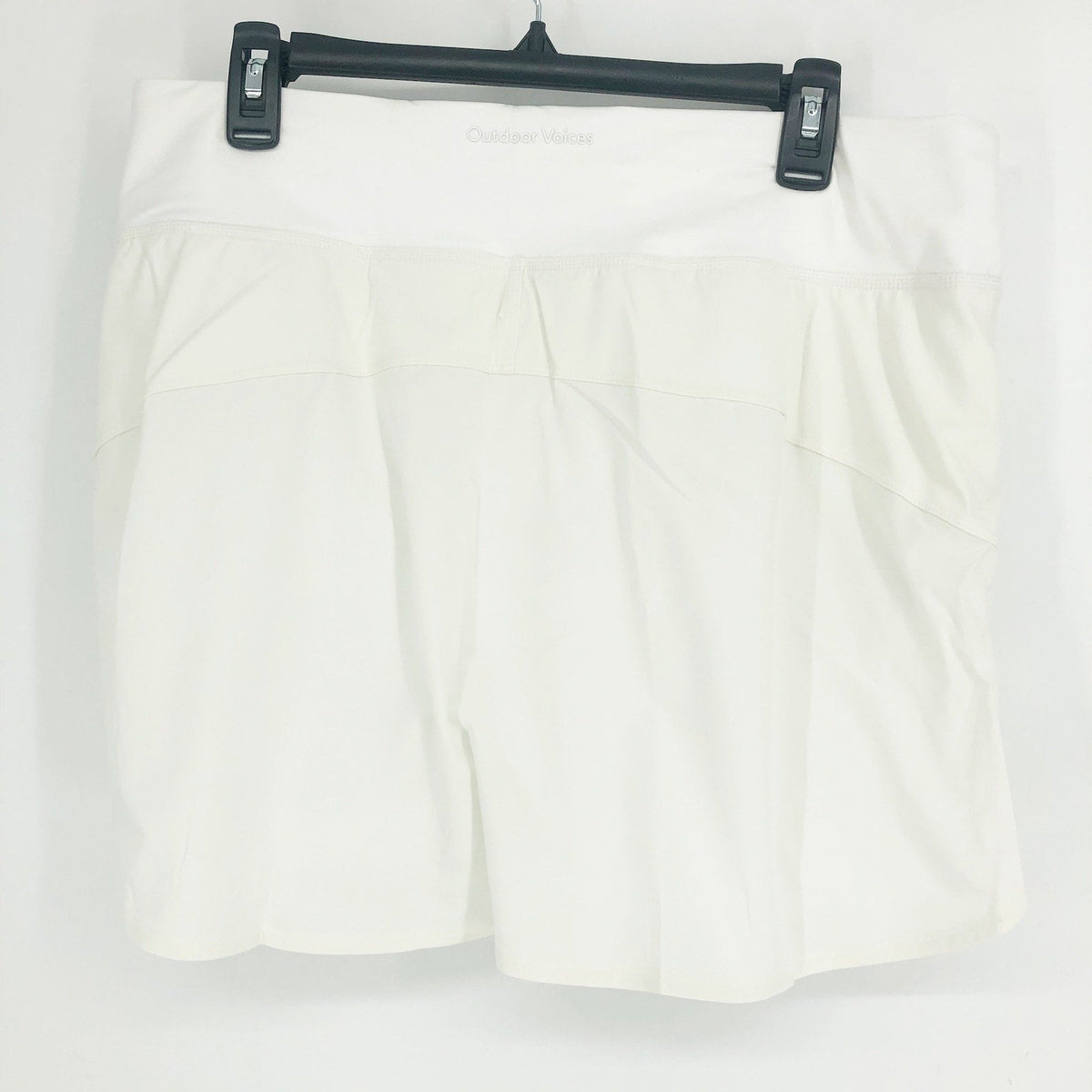 OUTDOOR VOICES Women's Hudson 4" Skort Size XXL White Lightweight NWT