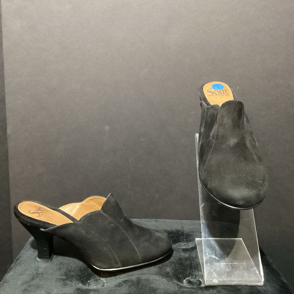 Sofft Slip In Mules Suede SHOES 7
