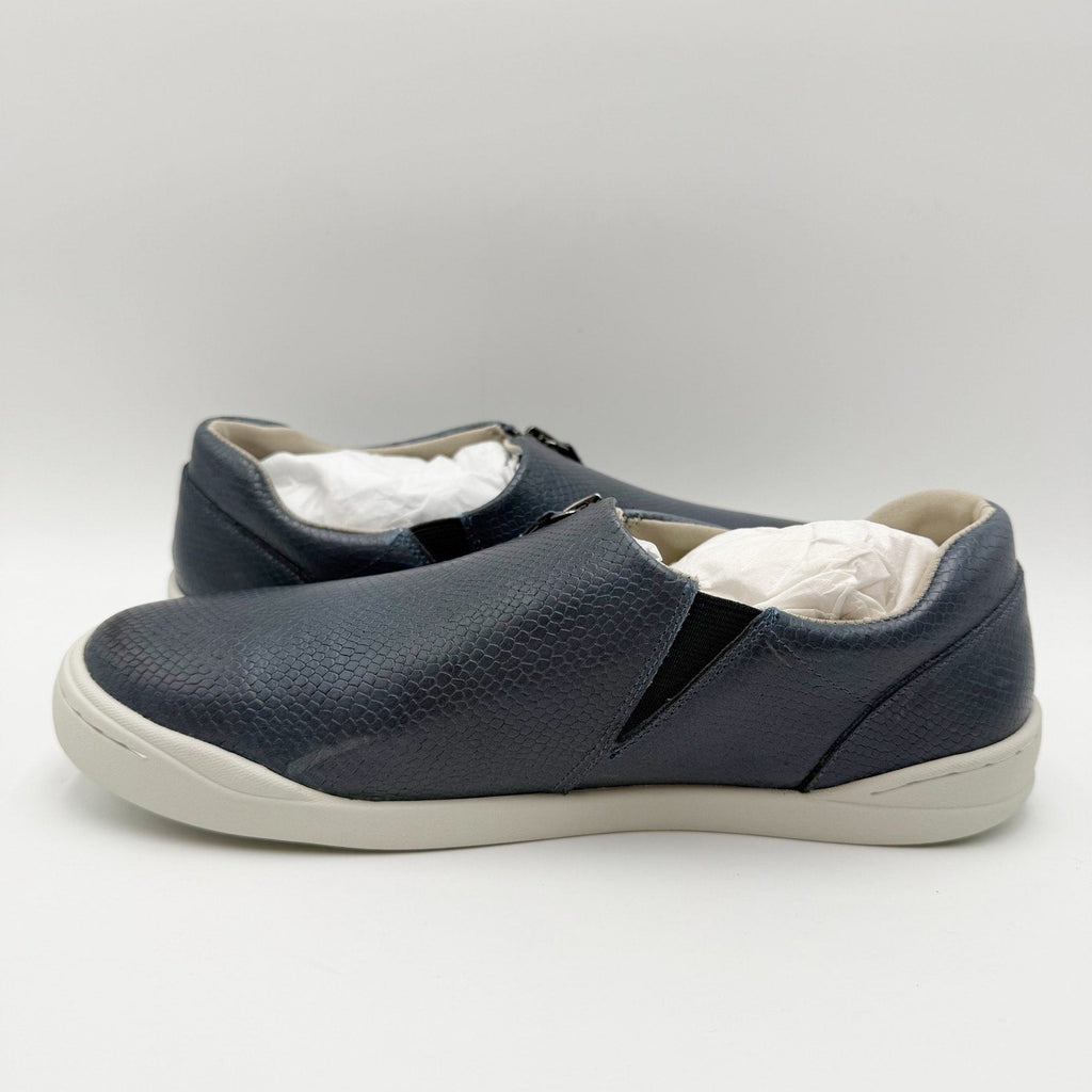SoftWalk Womens Arezzo Casual Sneakers Size 10.5 M Blue Snake Leather NIB