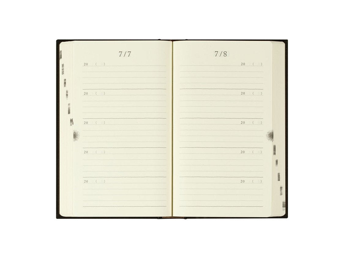 Midori 5 Years Diary - Door - Black