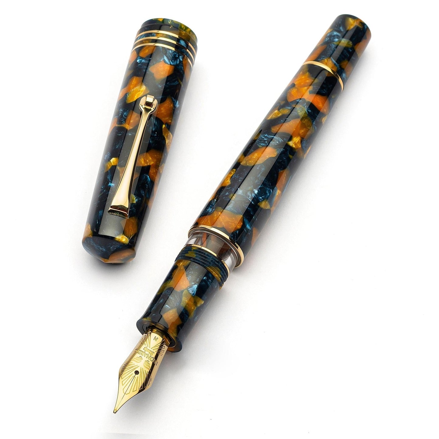 Leonardo Momento Zero Grande 2.0 Fountain Pen – Crepuscolo Marino – ST #6