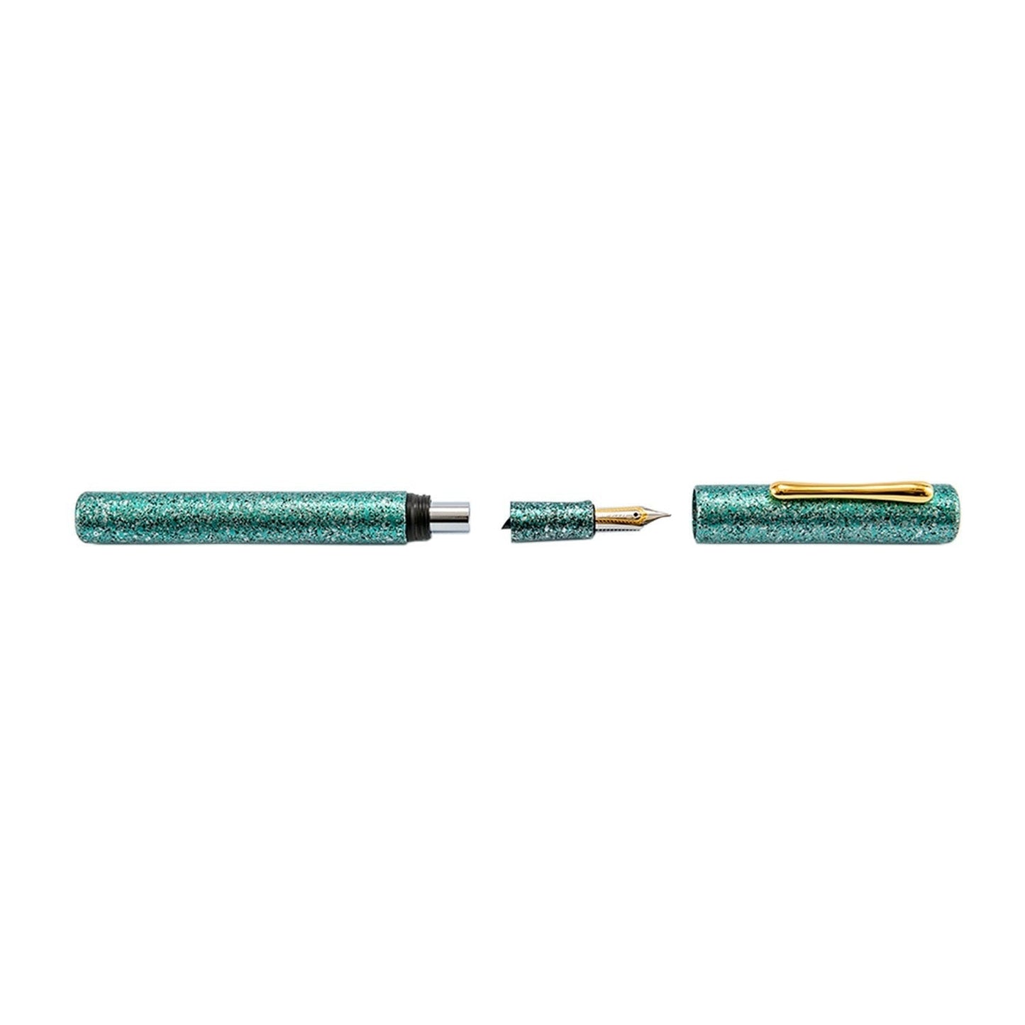 Taccia Granite Stone Fountain Pen - Green GT