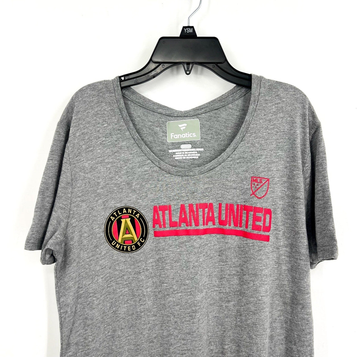FANATICS Atlanta United FC Goalkeeper Tri-Blend Tee Small Heather Gray NWT