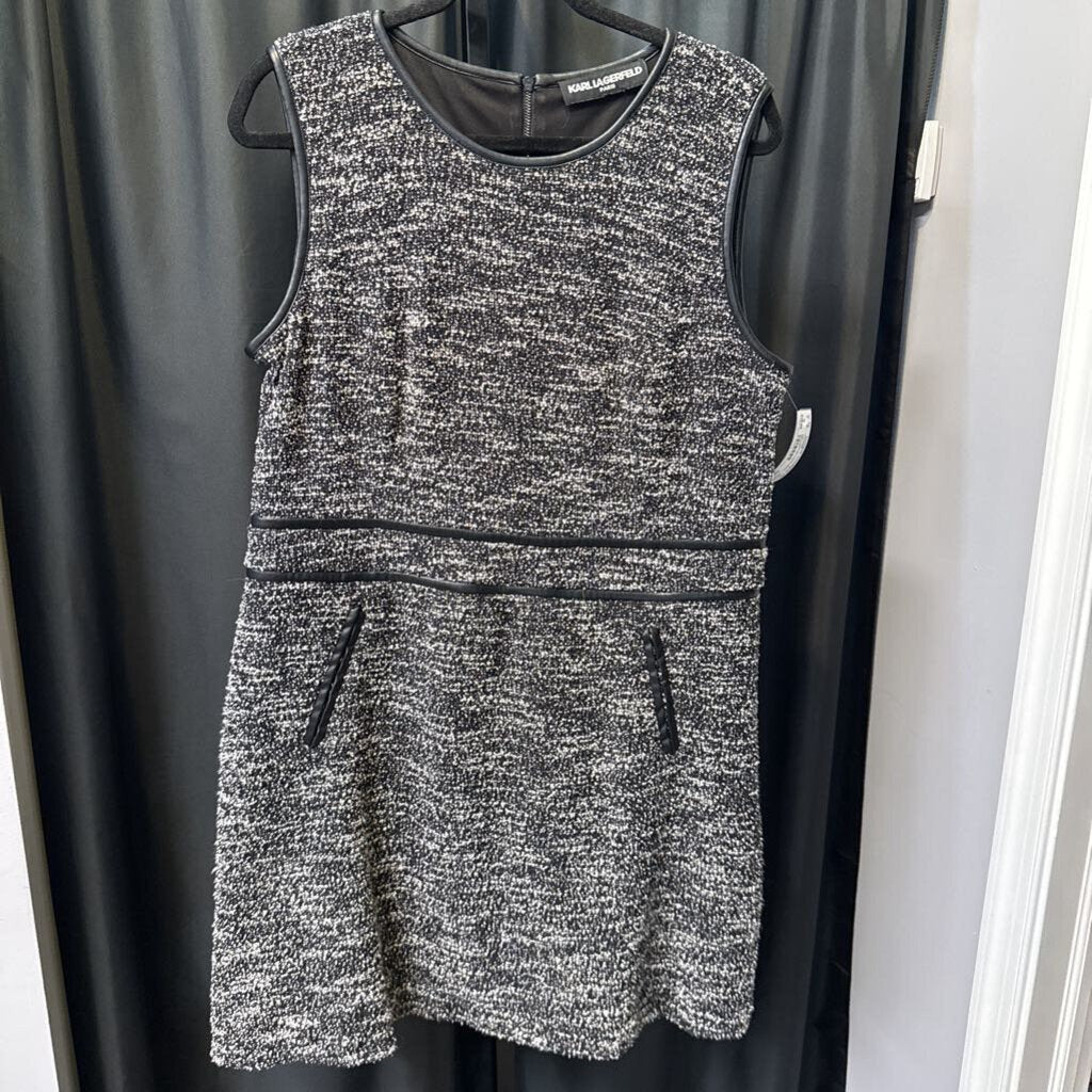Karl Lagerfeld Tweed Slvlss DRESSES 14