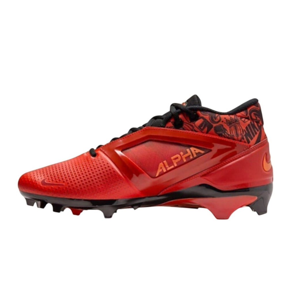 Nike Mens 10.5 Alpha Menace 4 Pro NRG Molded Football Cleats Orange Black NWOB