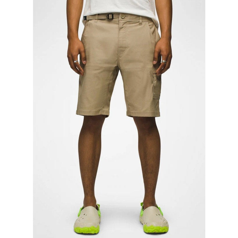 PRANA Men's Stretch Zion Shorts II Size 28 Tan Sandbar Flat Front 10" Inseam NWT